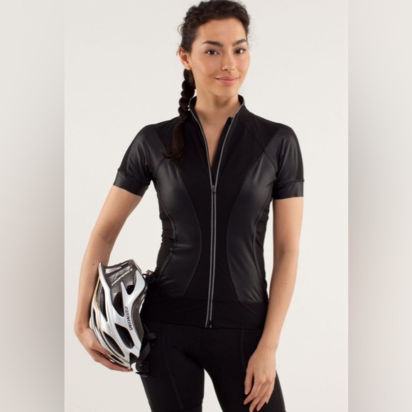 NWOT Lululemon Paceline Jersey in Black - Picture 1 of 10